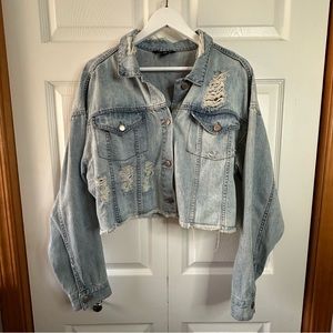 Project Runway Cropped Denim Jacket